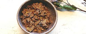 recette granola quinoa et épices potiron