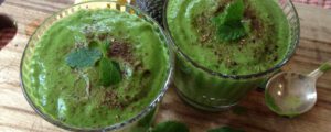 Smoothie avocat et epinard